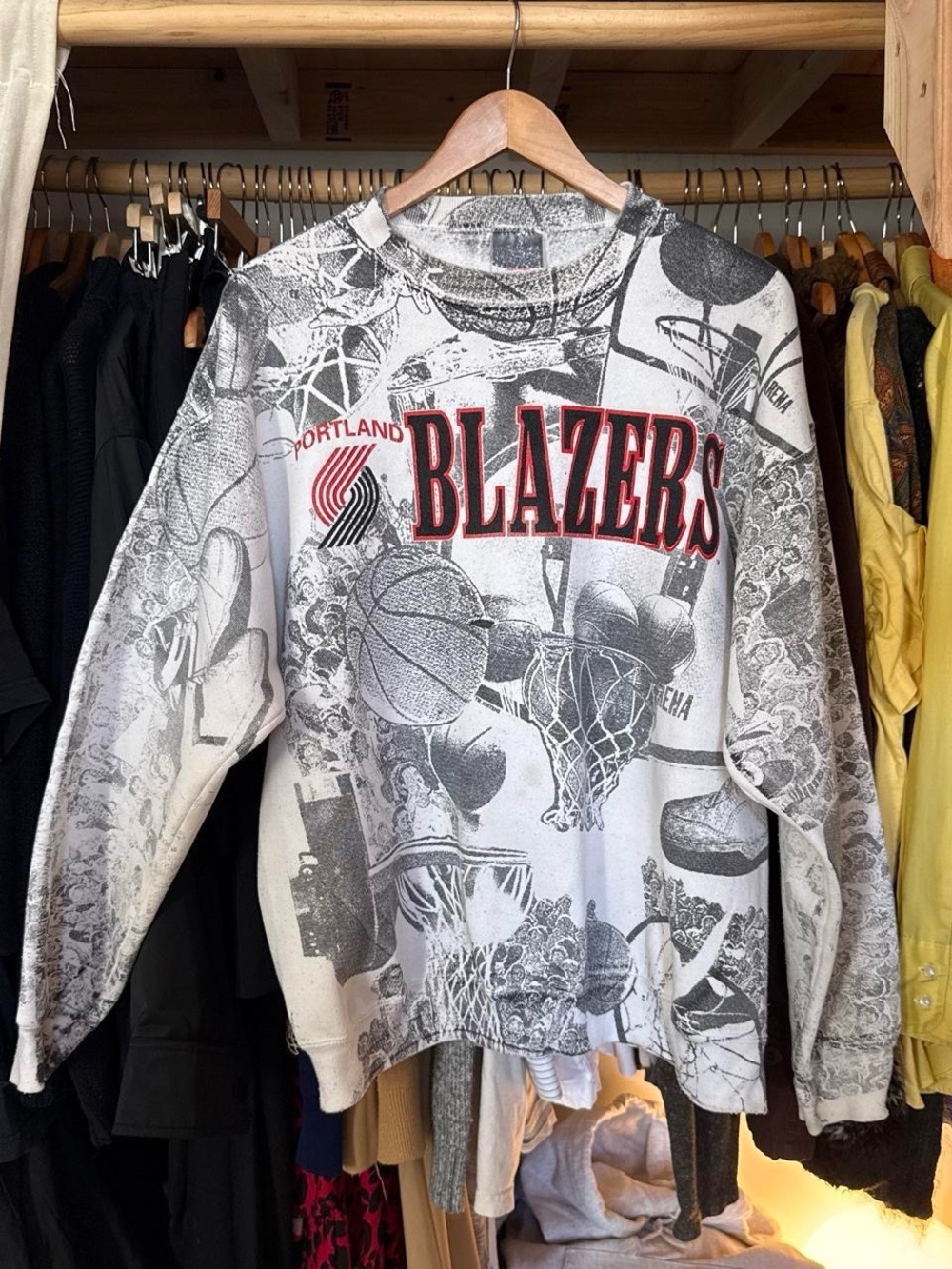 VINTAGE Portland Trail Blazers crewneck sweatshirt
